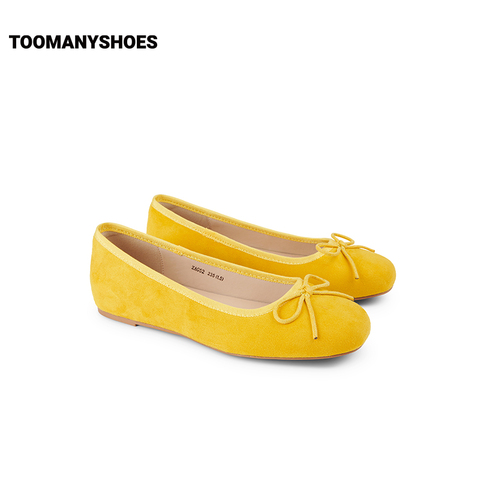 Toomanyshoes女鞋扬起裙摆平底单鞋甜美优雅时尚芭蕾舞鞋