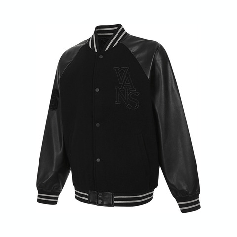 VANS范斯2025男子SOL SNAKE JACKET梭织无帽外套VN000NDWBLK