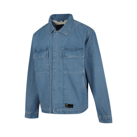 VANS范斯2025男子McAvoy Denim Station Jacket梭织无帽外套VN000KV7CDX