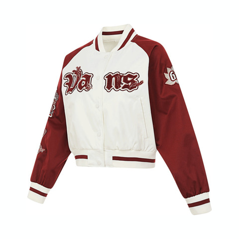 VANS范斯2025女子CNY BASEBALL JACKET梭织无帽外套VN000P3JFS8