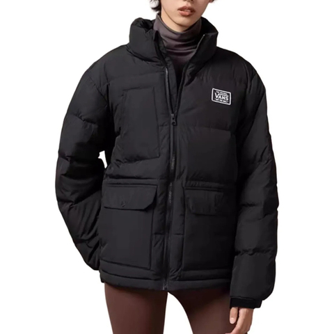 VANS范斯2025男子UTILITY LIGHT DOWN JACKET厚羽绒服-短VN000H22BLK