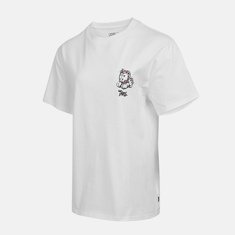 VANS范斯2025女子UNICORN SS TEE针织无领短TVN000QM0WHT