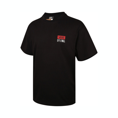 VANS范斯2025男子BOX LOGO TEE针织无领短TVN000QH7BLK