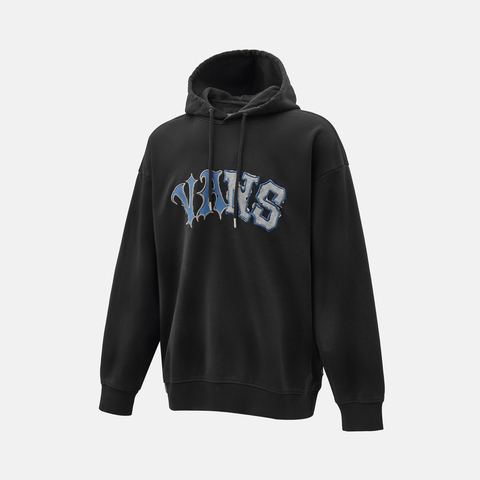 VANS范斯2025男子DISTRESS HOODIE针织连帽卫衣VN000QN0BLK