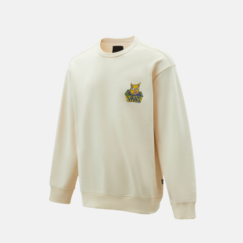 VANS范斯2025男子DODDLE CAT CREW针织无帽卫衣VN000QN5DJR
