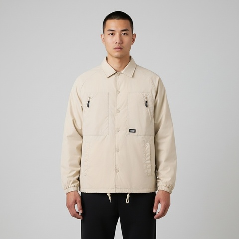 VANS范斯2025男子DOWN COACH JACKET薄羽绒服-短VN000QR92N1