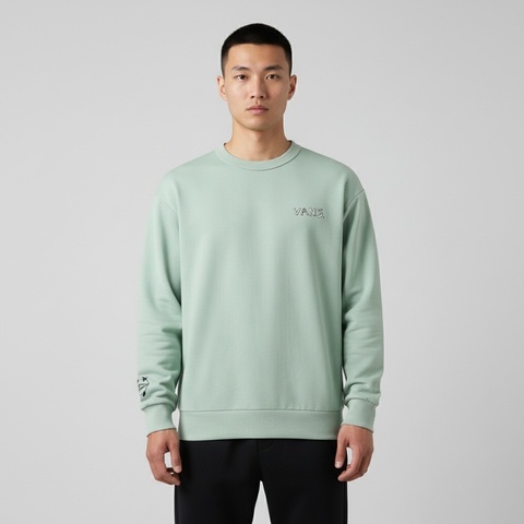 VANS范斯2025男子RIROO GFX CREW针织无帽卫衣VN000TRREMW