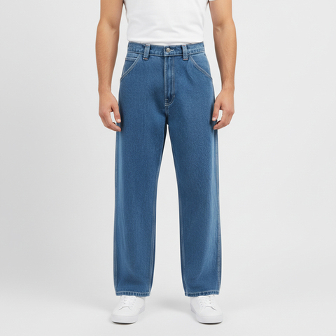 VANS范斯2026男子Skate Check-5 Loose Denim梭织长裤VN000KXMAHU