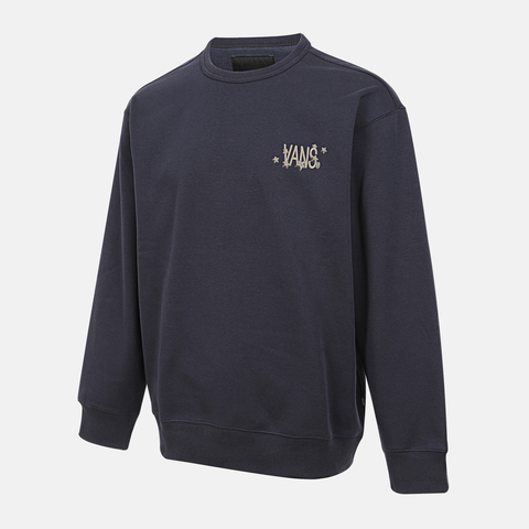 VANS范斯2025男子STAR EYE CREW针织无帽卫衣VN000QRMJDU