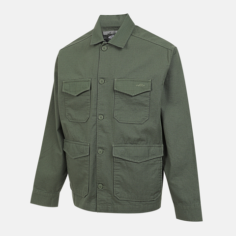 VANS范斯2025男子Skate Atiba Haze Military Overshirt梭织长袖衬衫VN000R38EN6