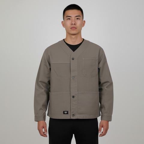 VANS范斯2026男子CONTRAST PANEL WORK JKT梭织无帽外套VN000TJ91NU